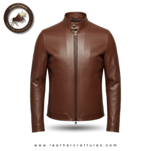 Classic Brown Moto Jacket