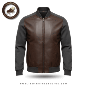Metro Minimalist Leather Bomber
