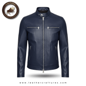 Midnight Blue Racer Jacket