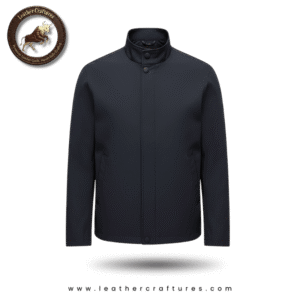 Urban Minimalist Stand Collar Jacket